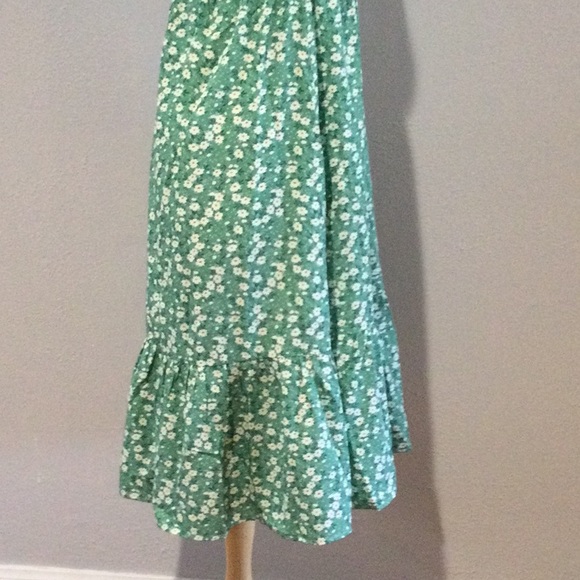 Deep Self Floral One Shoulder Smocked A-line Midi Dress Size M - Picture 6 of 16